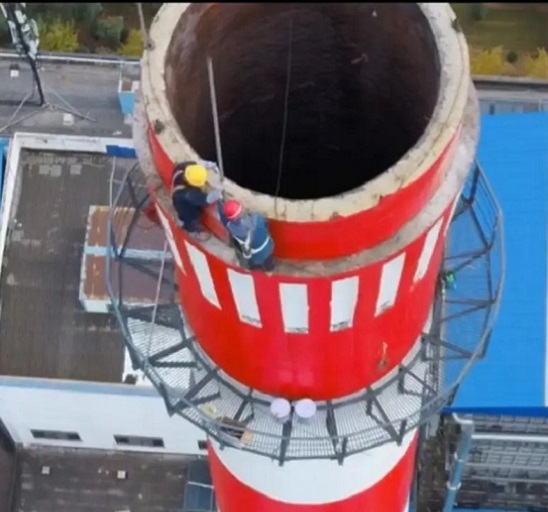 煙囪安裝避雷針：高空安裝，質量保證